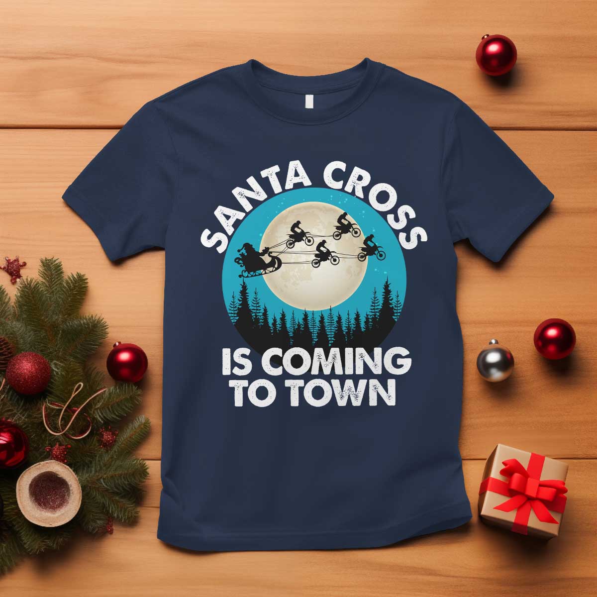 funny-christmas-motocross-t-shirt-santa-cross-is-coming-to-town-sport