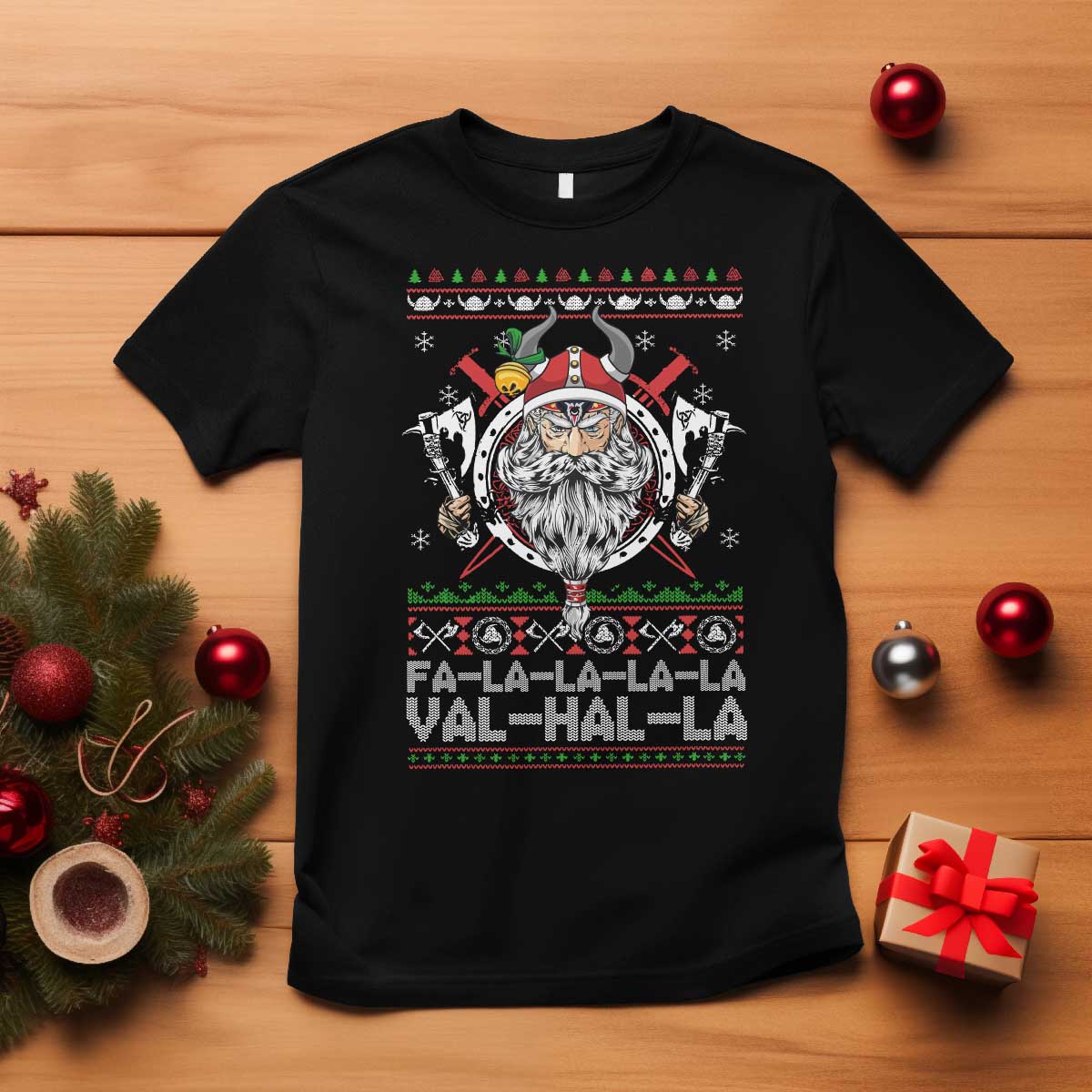 christmas-viking-t-shirt-fa-la-la-la-la-val-hal-la-santa-viking-warriors
