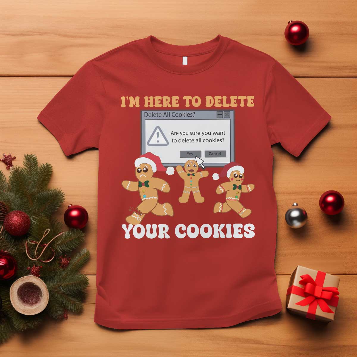 funny-christmas-gingerbread-t-shirt-im-here-to-delete-your-cookies-santa