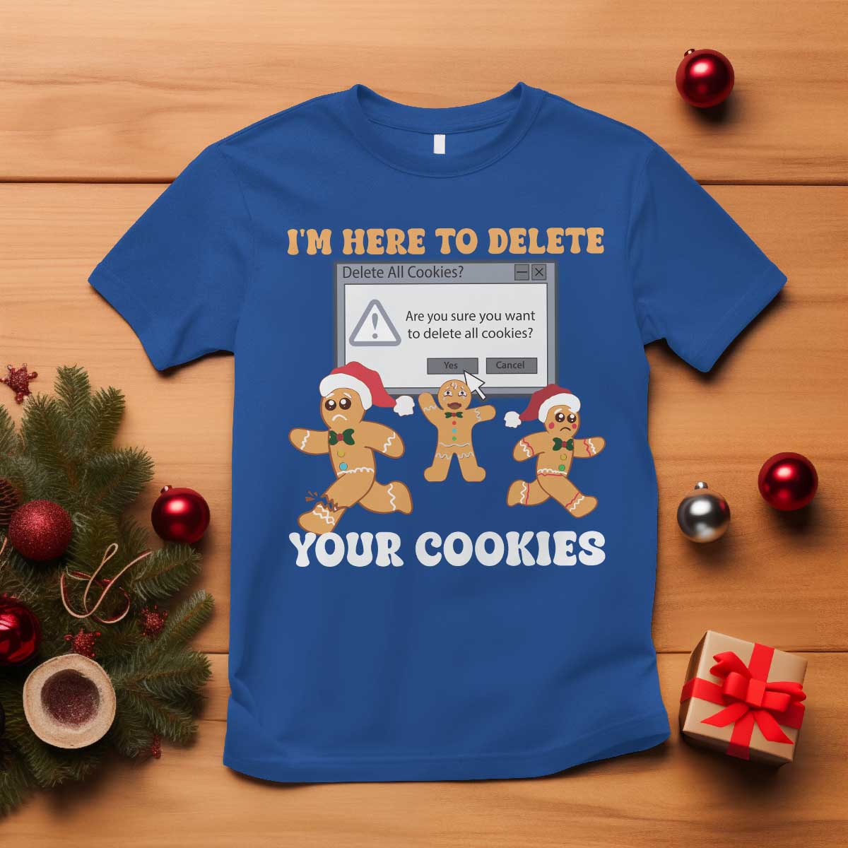 funny-christmas-gingerbread-t-shirt-im-here-to-delete-your-cookies-santa