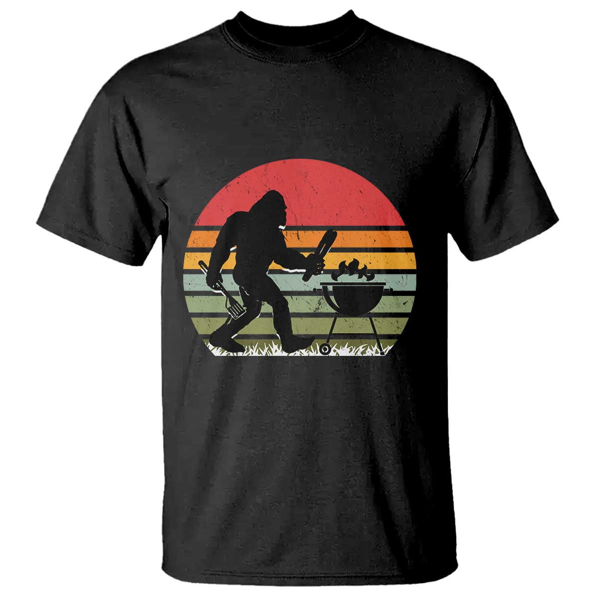 funny-retro-bigfoot-grilling-bbq-chef-t-shirt