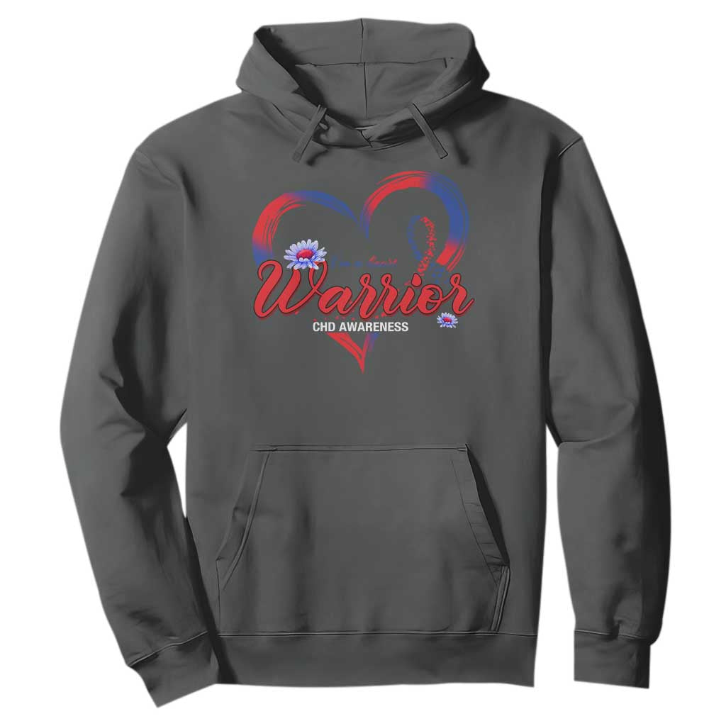 I'm A Heart Warrior Hoodie Congenital Heart Disease CHD Support