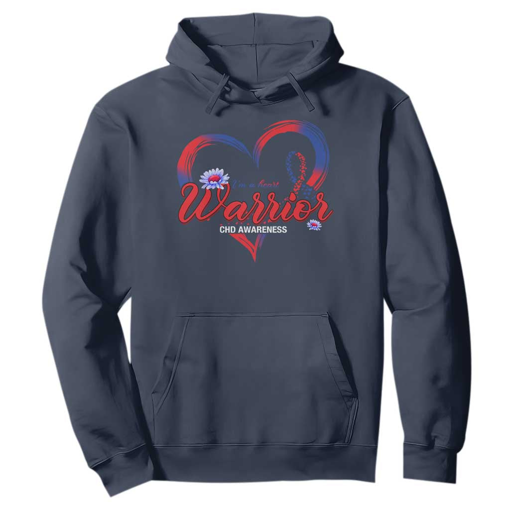 I'm A Heart Warrior Hoodie Congenital Heart Disease CHD Support