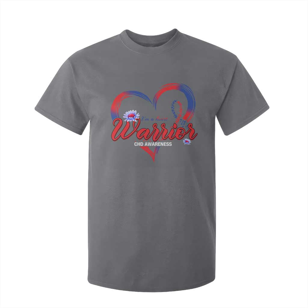 I'm A Heart Warrior T Shirt For Kid Congenital Heart Disease CHD Support