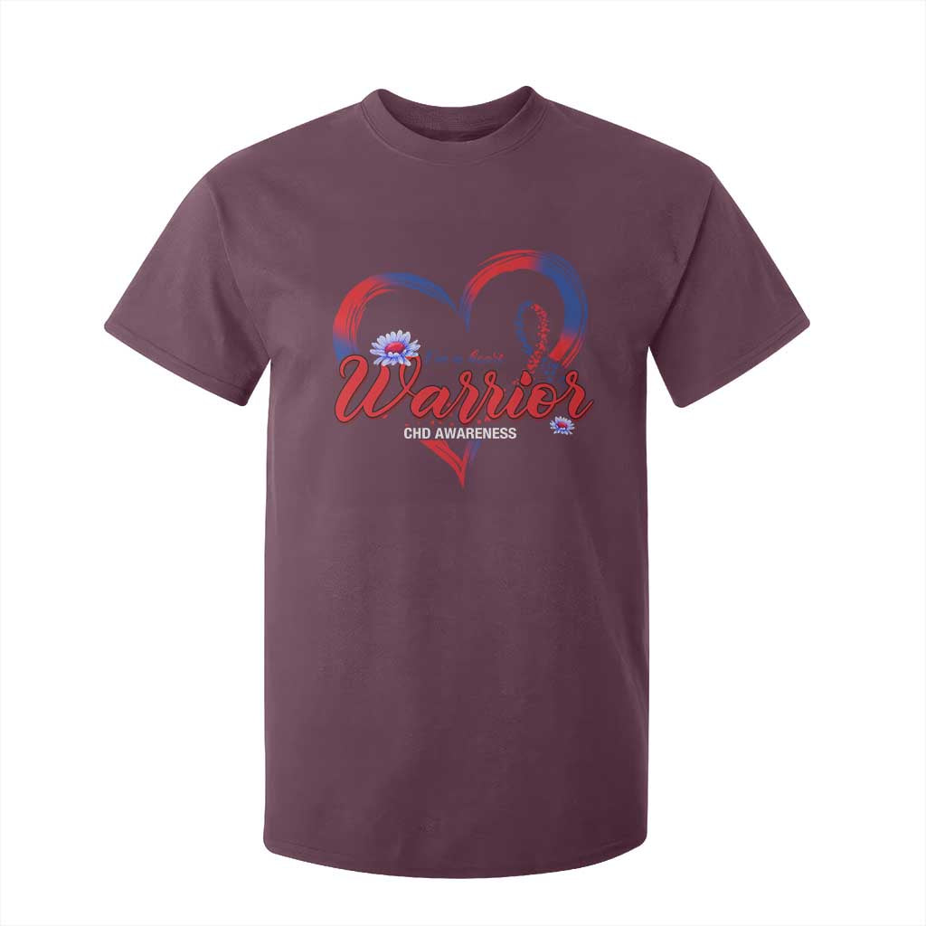 I'm A Heart Warrior T Shirt For Kid Congenital Heart Disease CHD Support