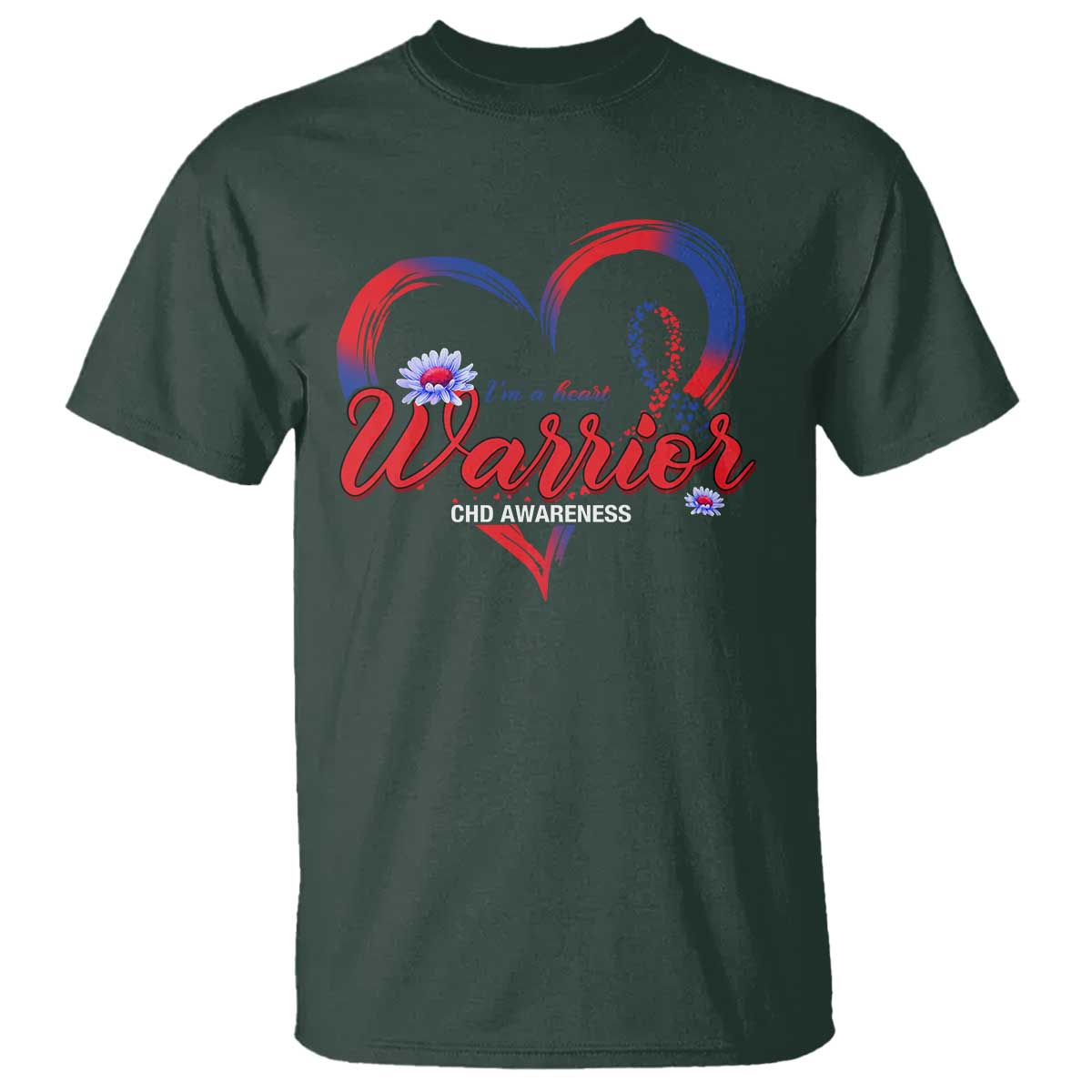 I'm A Heart Warrior T Shirt Congenital Heart Disease CHD Support