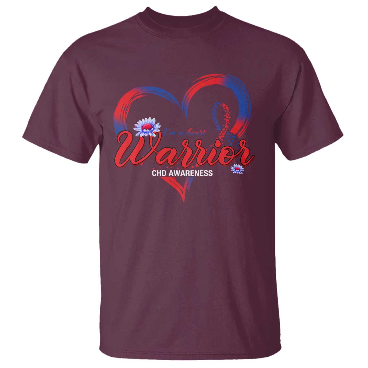I'm A Heart Warrior T Shirt Congenital Heart Disease CHD Support