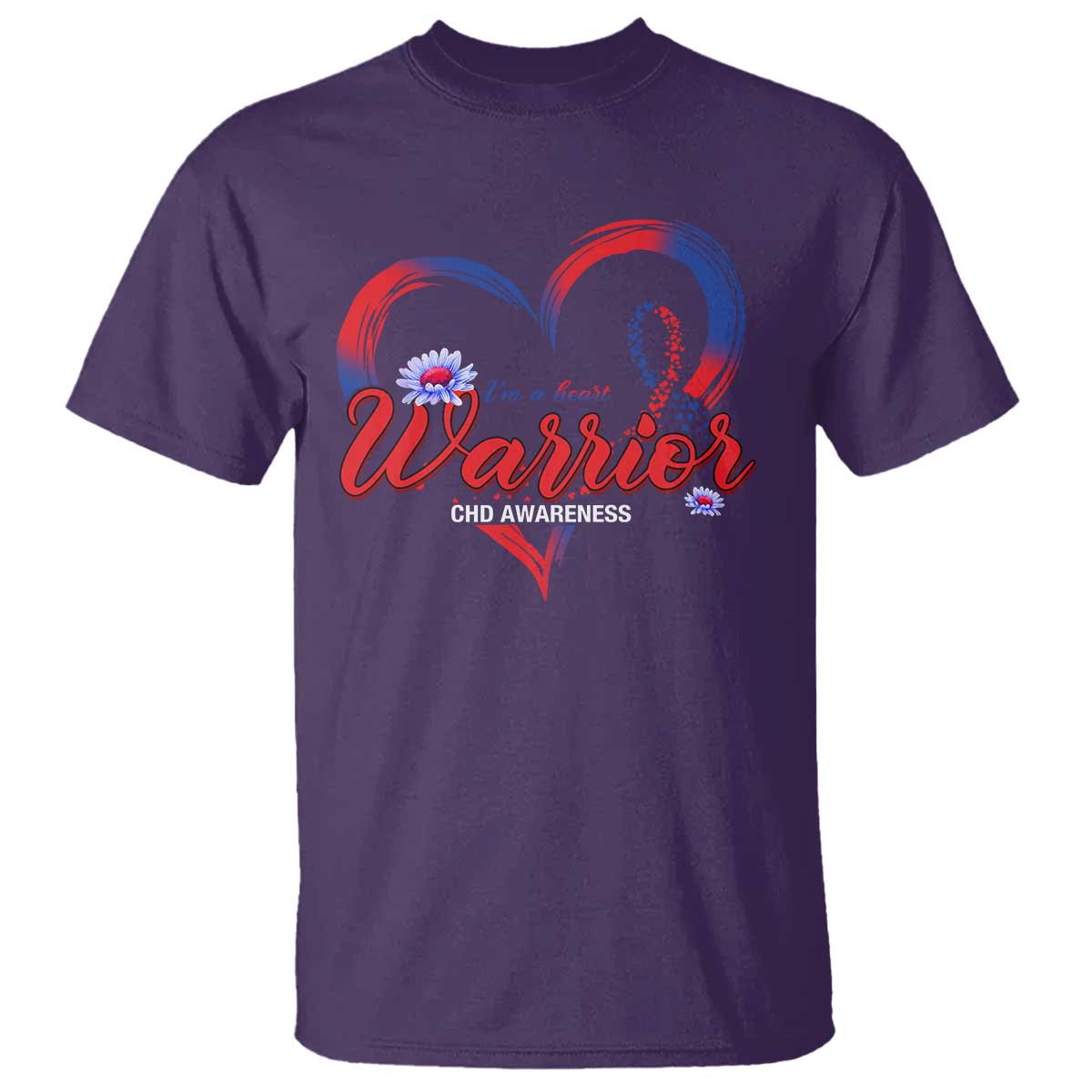 I'm A Heart Warrior T Shirt Congenital Heart Disease CHD Support
