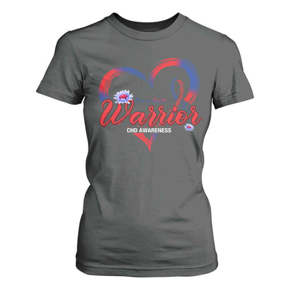 I'm A Heart Warrior T Shirt For Women Congenital Heart Disease CHD Support