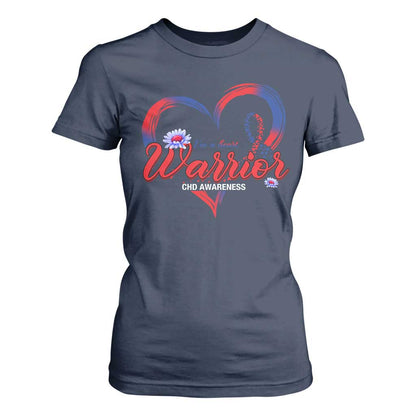 I'm A Heart Warrior T Shirt For Women Congenital Heart Disease CHD Support