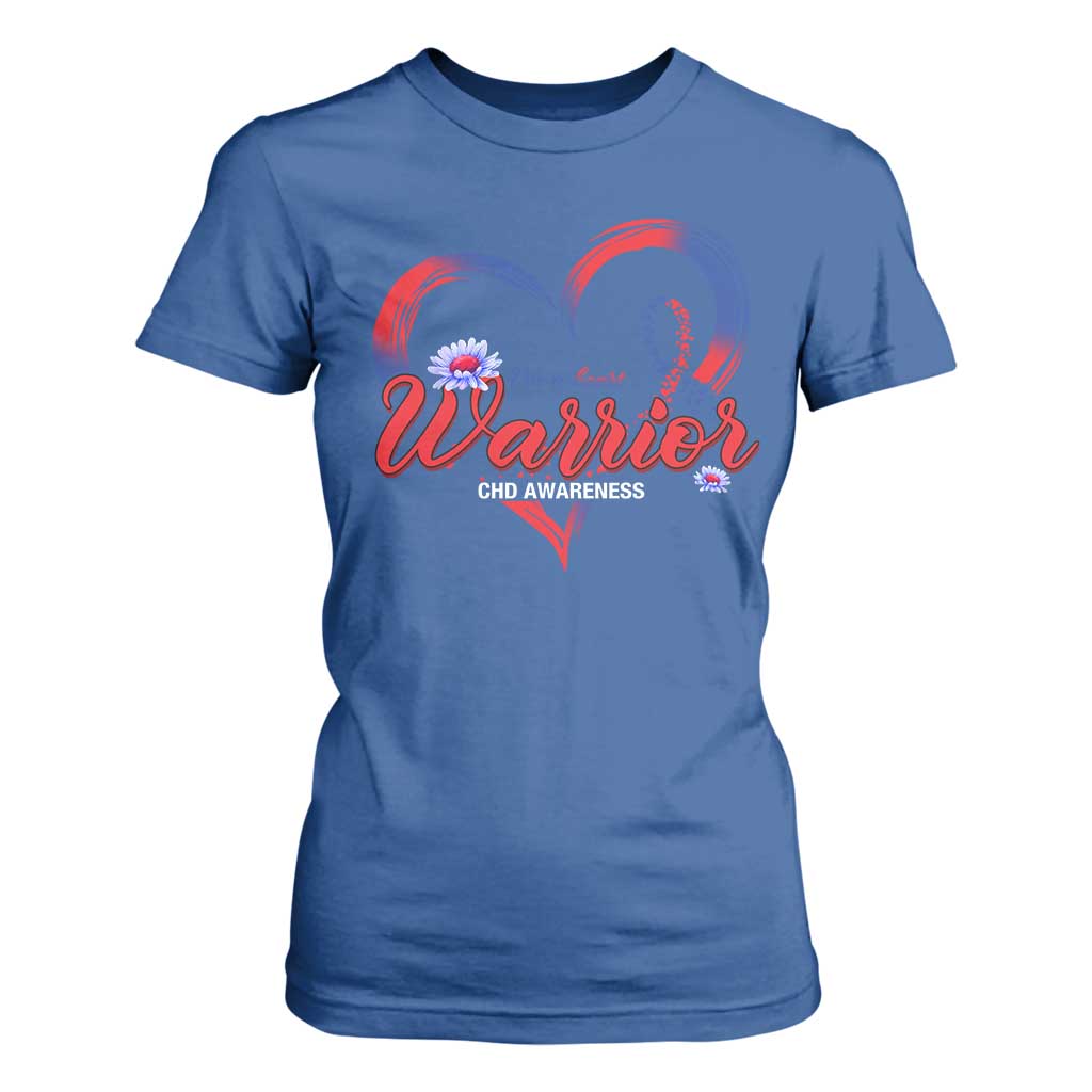 I'm A Heart Warrior T Shirt For Women Congenital Heart Disease CHD Support