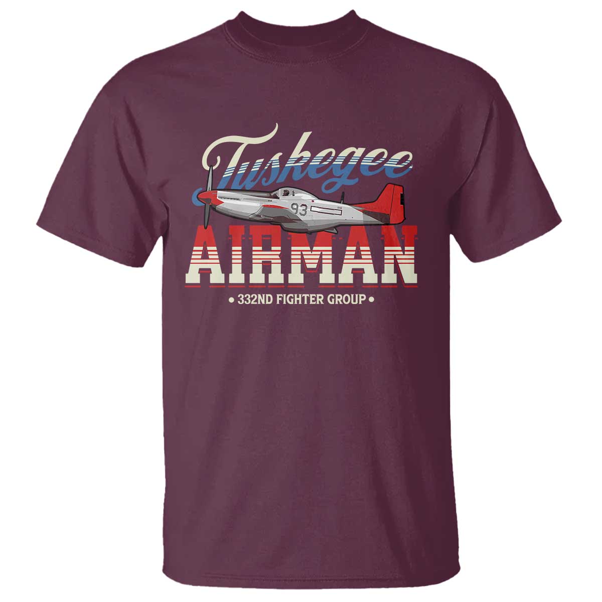 tuskegee-airman-t-shirt-332nd-fighter-group-airplane