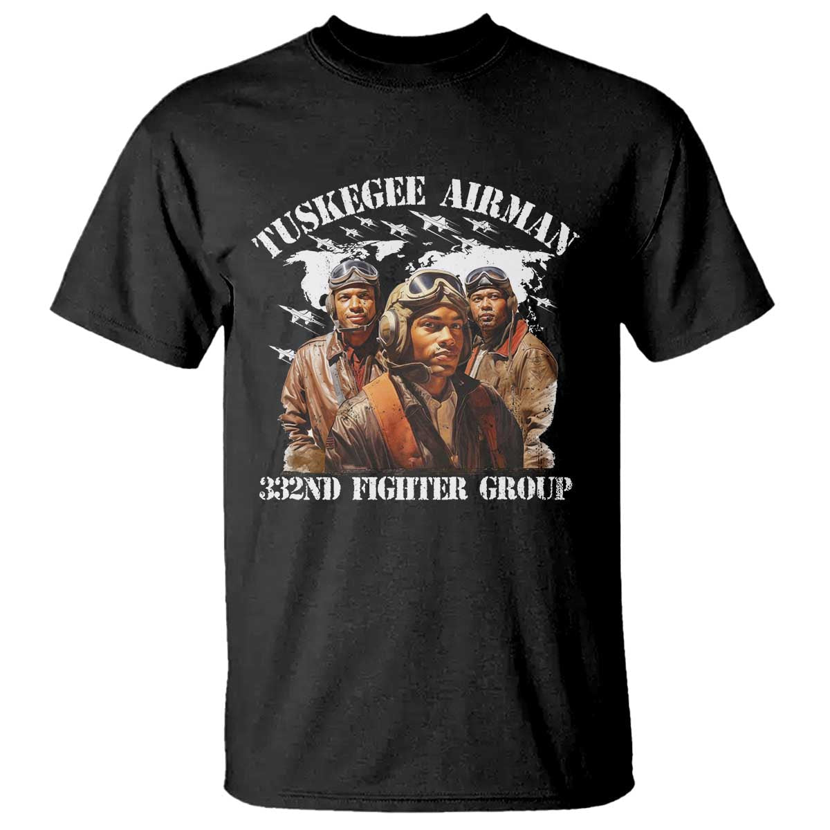 tuskegee-airman-t-shirt-332nd-fighter-group-black-history-month