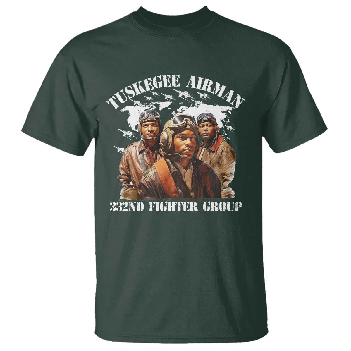 tuskegee-airman-t-shirt-332nd-fighter-group-black-history-month
