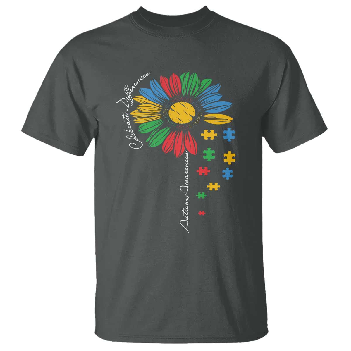 autism-awareness-celebrate-differences-t-shirt-sunflower-puzzle-pieces