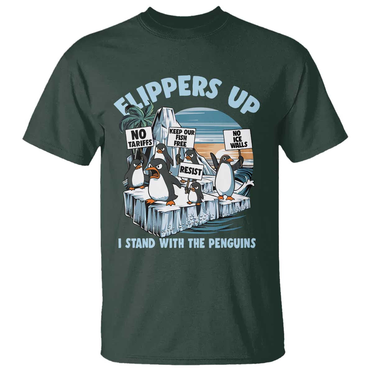 flippers-up-i-stand-with-the-peinguins-t-shirt-penguins-tariff-resist