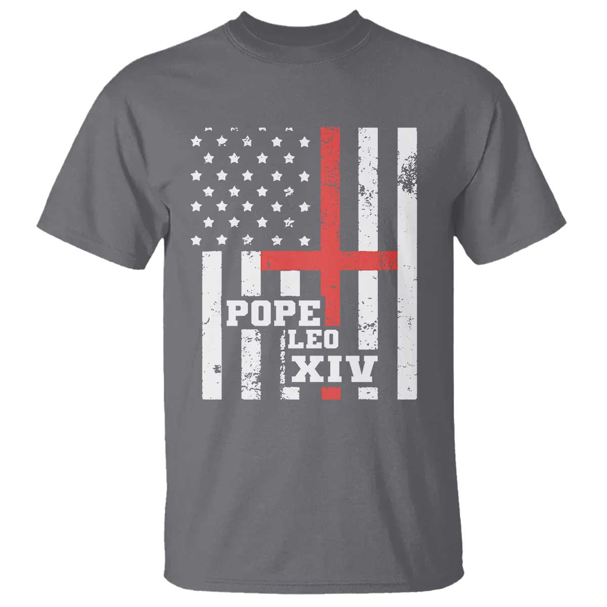 pope-leo-xiv-t-shirt-first-american-pope-catholic-religious-cross-american-flag