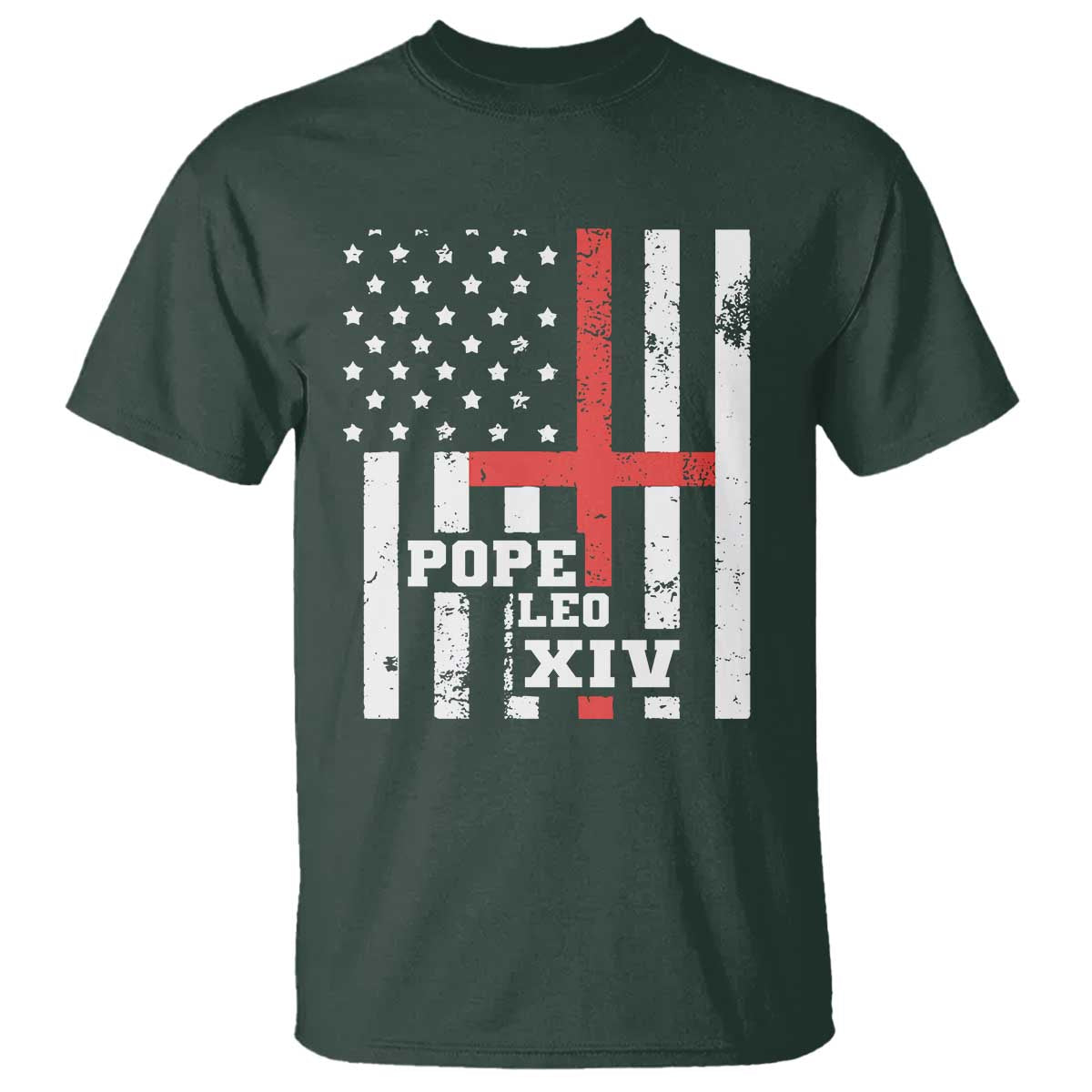 pope-leo-xiv-t-shirt-first-american-pope-catholic-religious-cross-american-flag