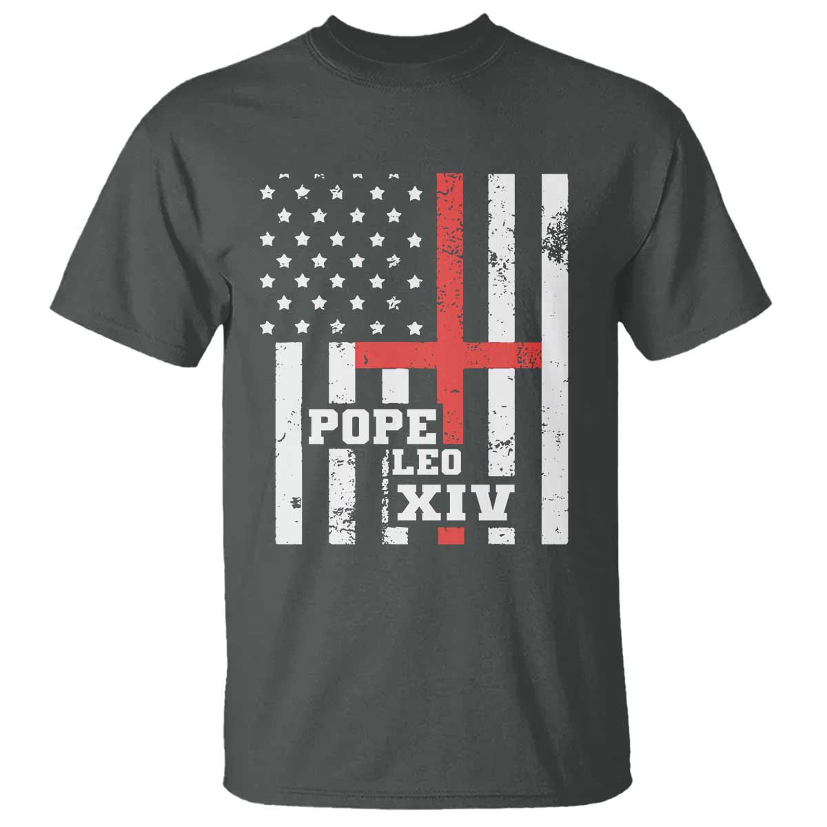 pope-leo-xiv-t-shirt-first-american-pope-catholic-religious-cross-american-flag