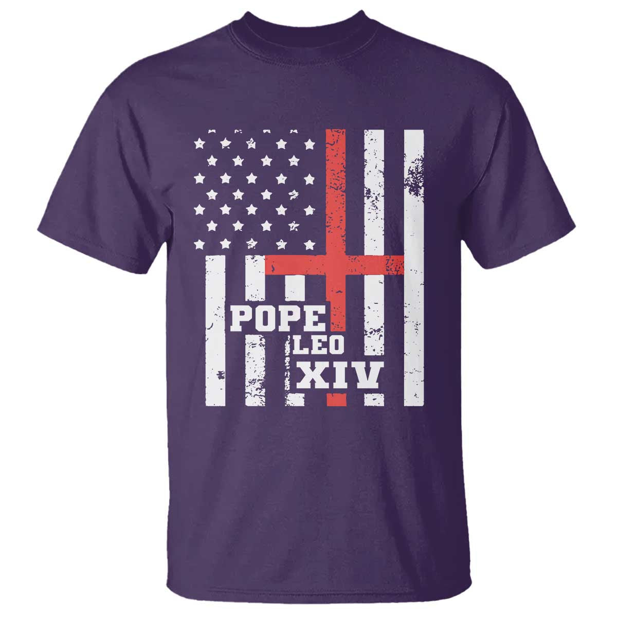 pope-leo-xiv-t-shirt-first-american-pope-catholic-religious-cross-american-flag