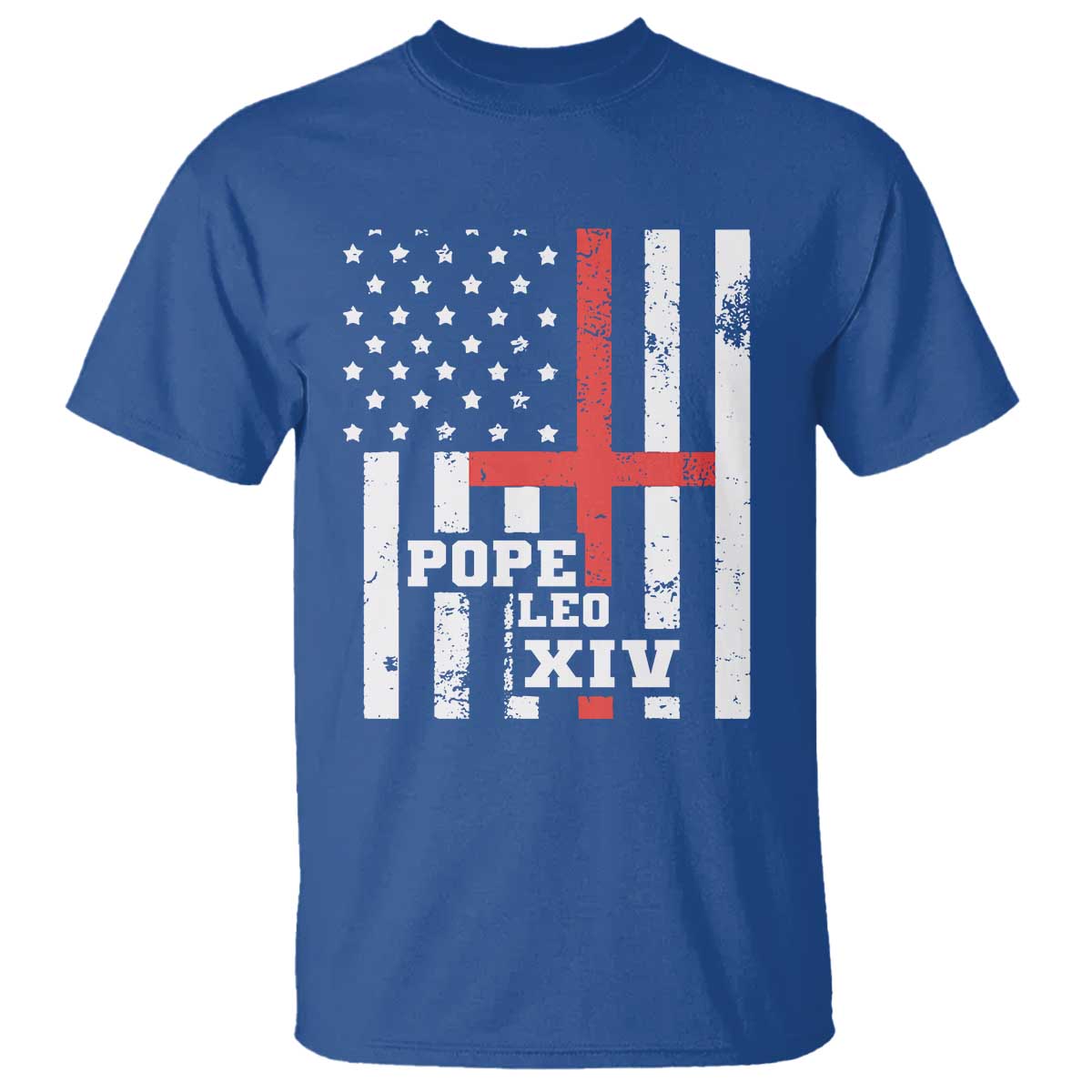 pope-leo-xiv-t-shirt-first-american-pope-catholic-religious-cross-american-flag
