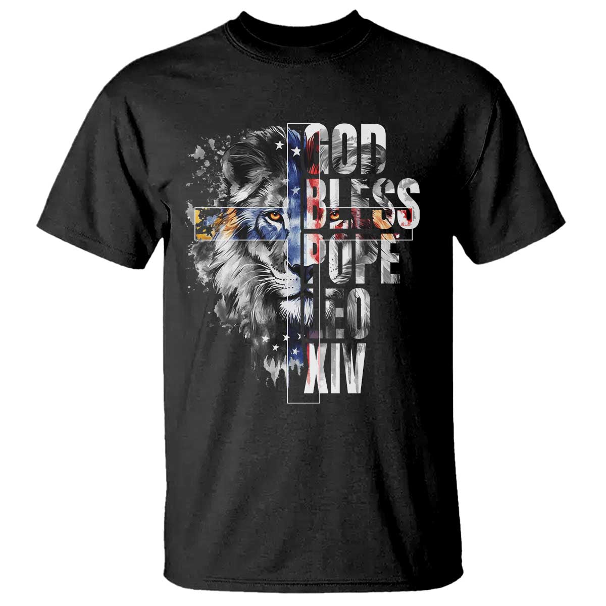 god-bless-pope-leo-xiv-t-shirt-lion-american-flag