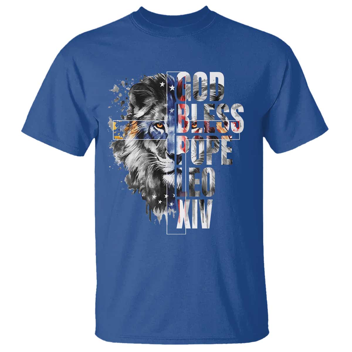 god-bless-pope-leo-xiv-t-shirt-lion-american-flag