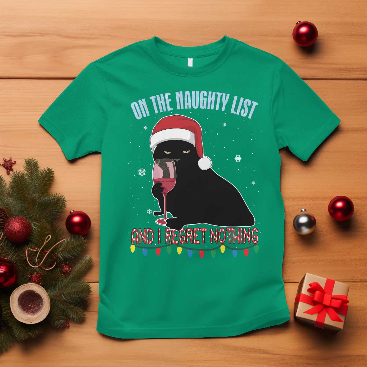 funny-christmas-black-cat-t-shirt-on-the-naughty-list-and-i-regret-nothing-candy-cane