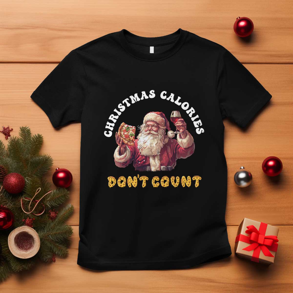 funny-christmas-santa-t-shirt-xmas-calories-dont-count-pizza-wine