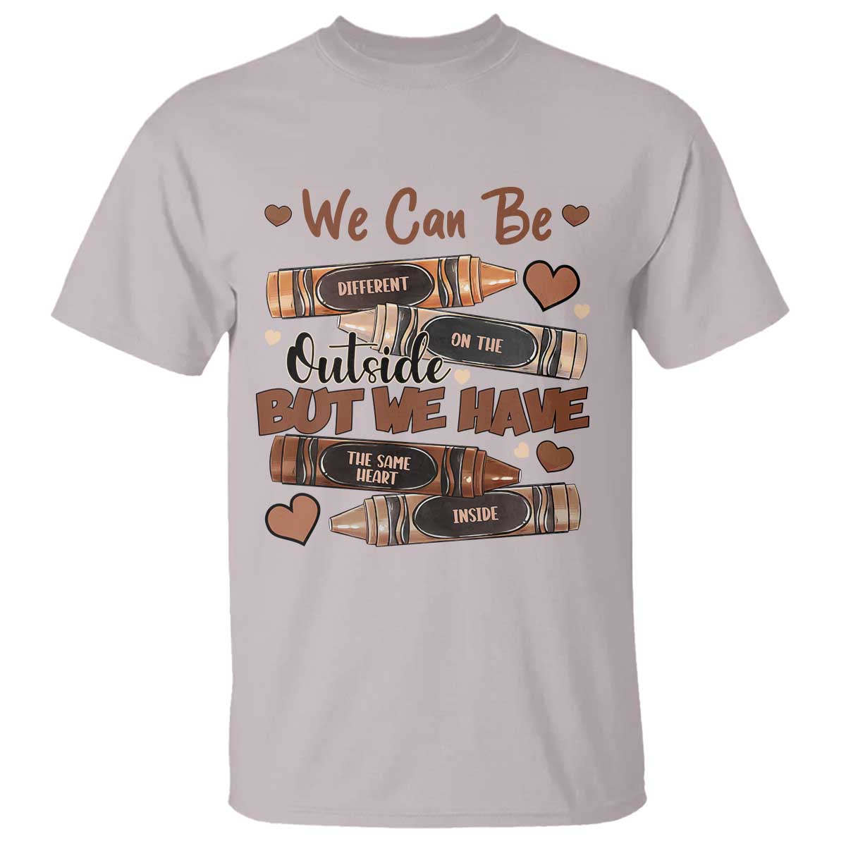 african-american-teacher-t-shirt-we-can-be-different-on-the-outside-but-we-have-the-same-heart-inside-melanin-crayons
