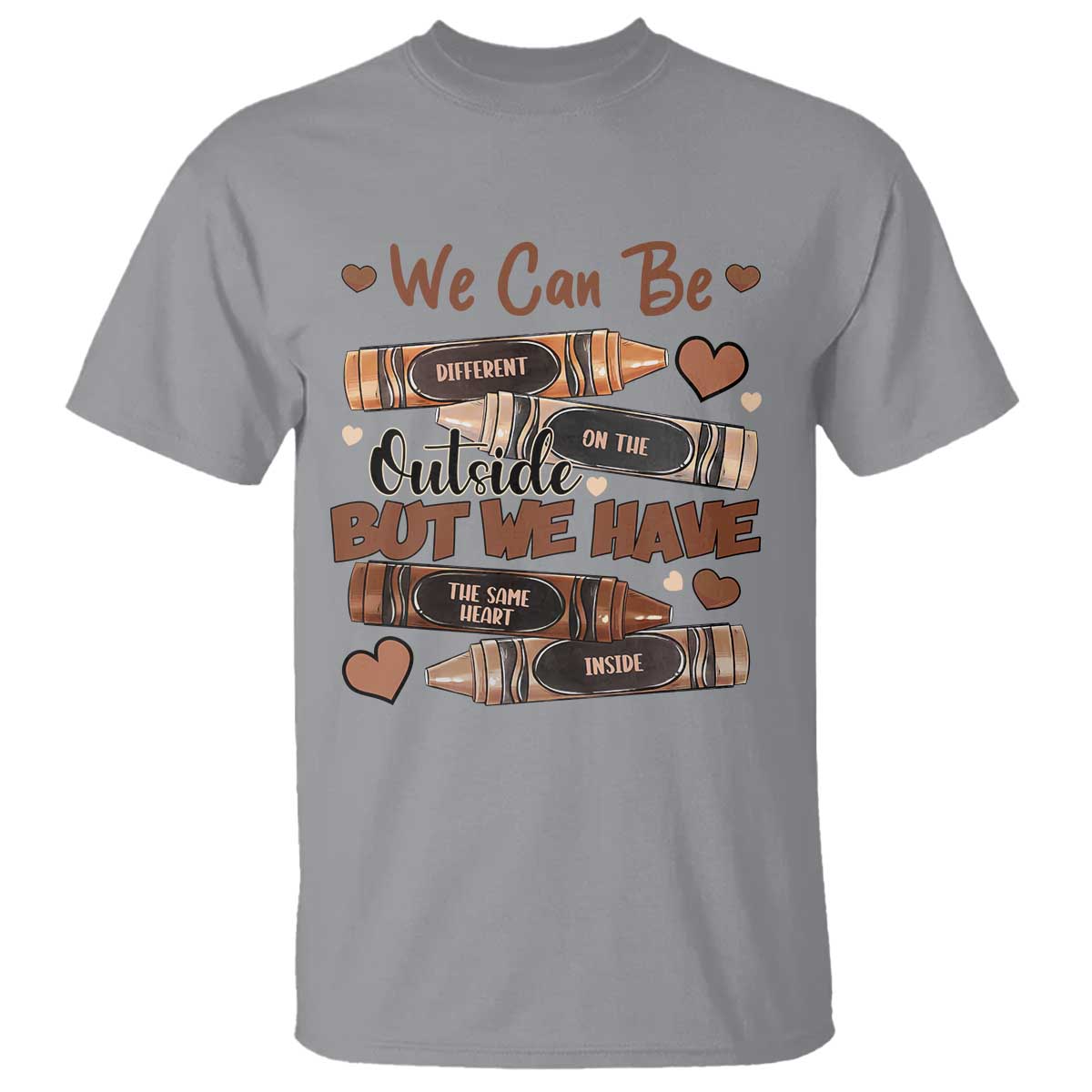 african-american-teacher-t-shirt-we-can-be-different-on-the-outside-but-we-have-the-same-heart-inside-melanin-crayons