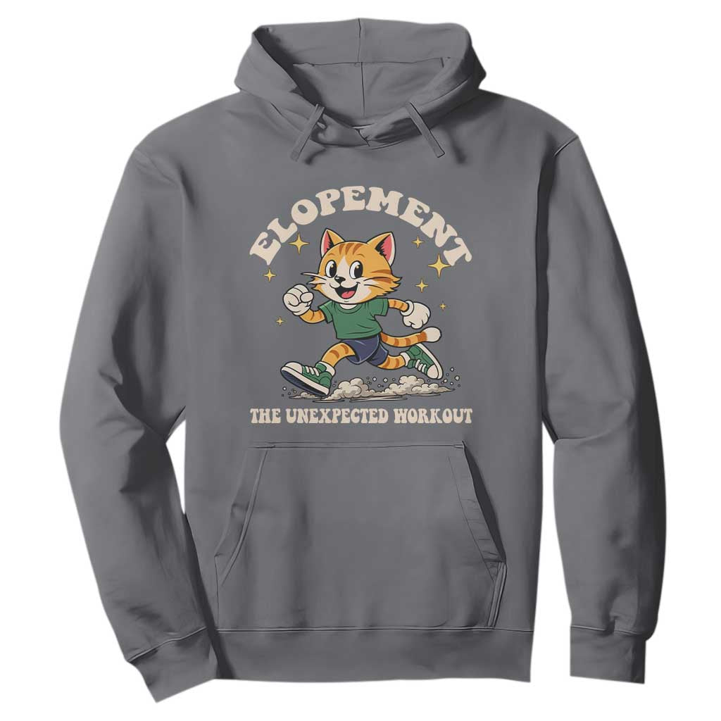 Elopement The Unexpected Workout Hoodie Autism Neurodiversity Cat