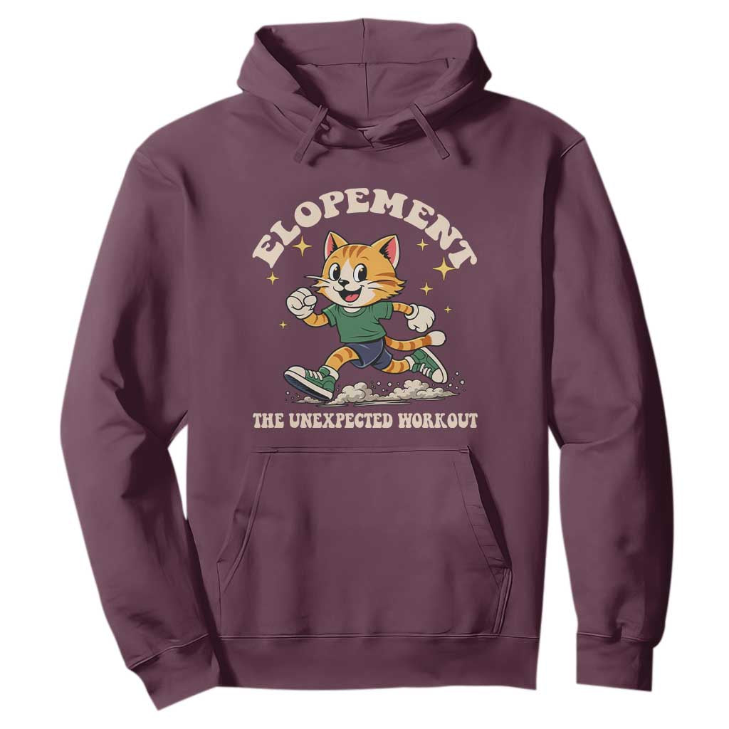 Elopement The Unexpected Workout Hoodie Autism Neurodiversity Cat