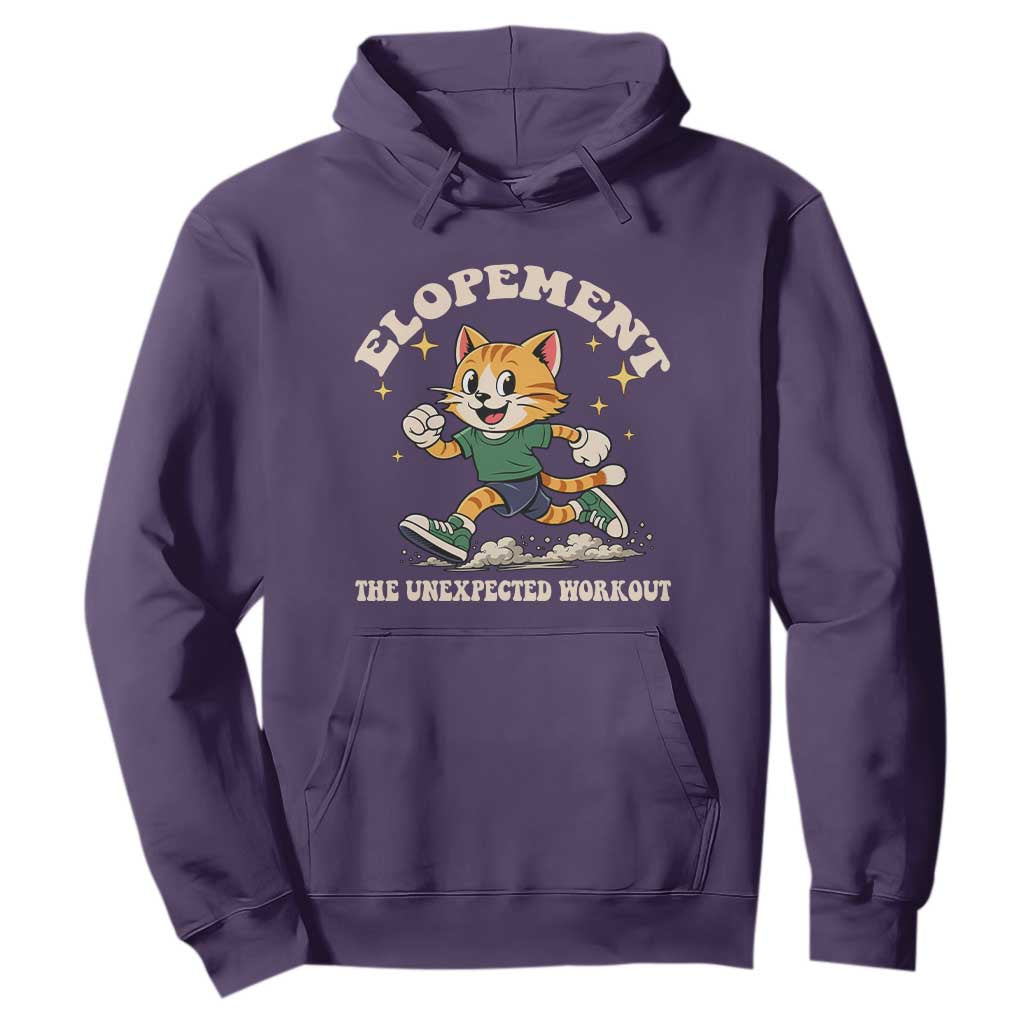 Elopement The Unexpected Workout Hoodie Autism Neurodiversity Cat