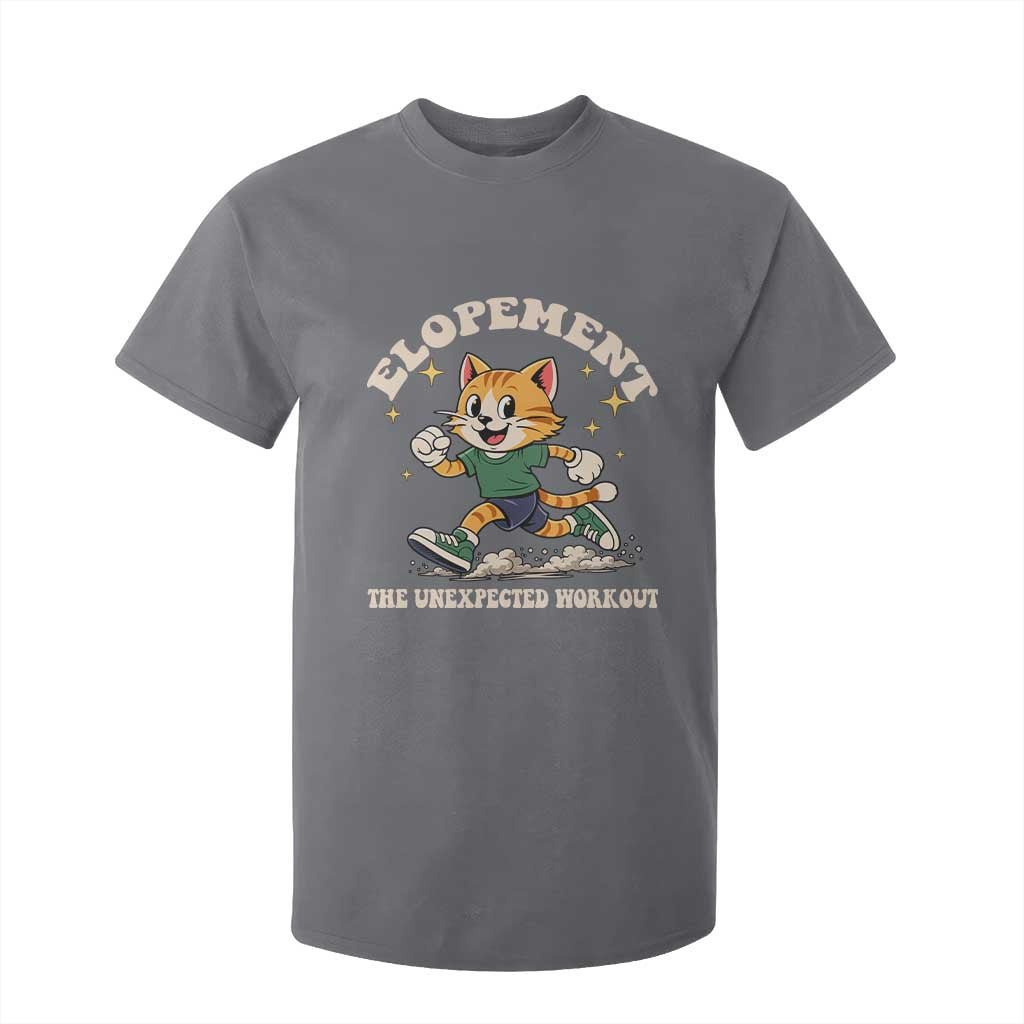 Elopement The Unexpected Workout T Shirt For Kid Autism Neurodiversity Cat