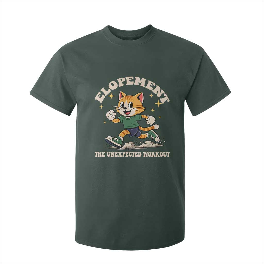 Elopement The Unexpected Workout T Shirt For Kid Autism Neurodiversity Cat