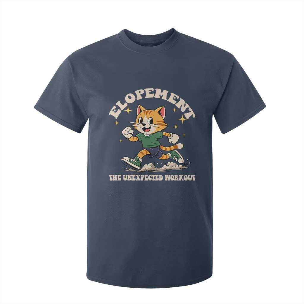 Elopement The Unexpected Workout T Shirt For Kid Autism Neurodiversity Cat