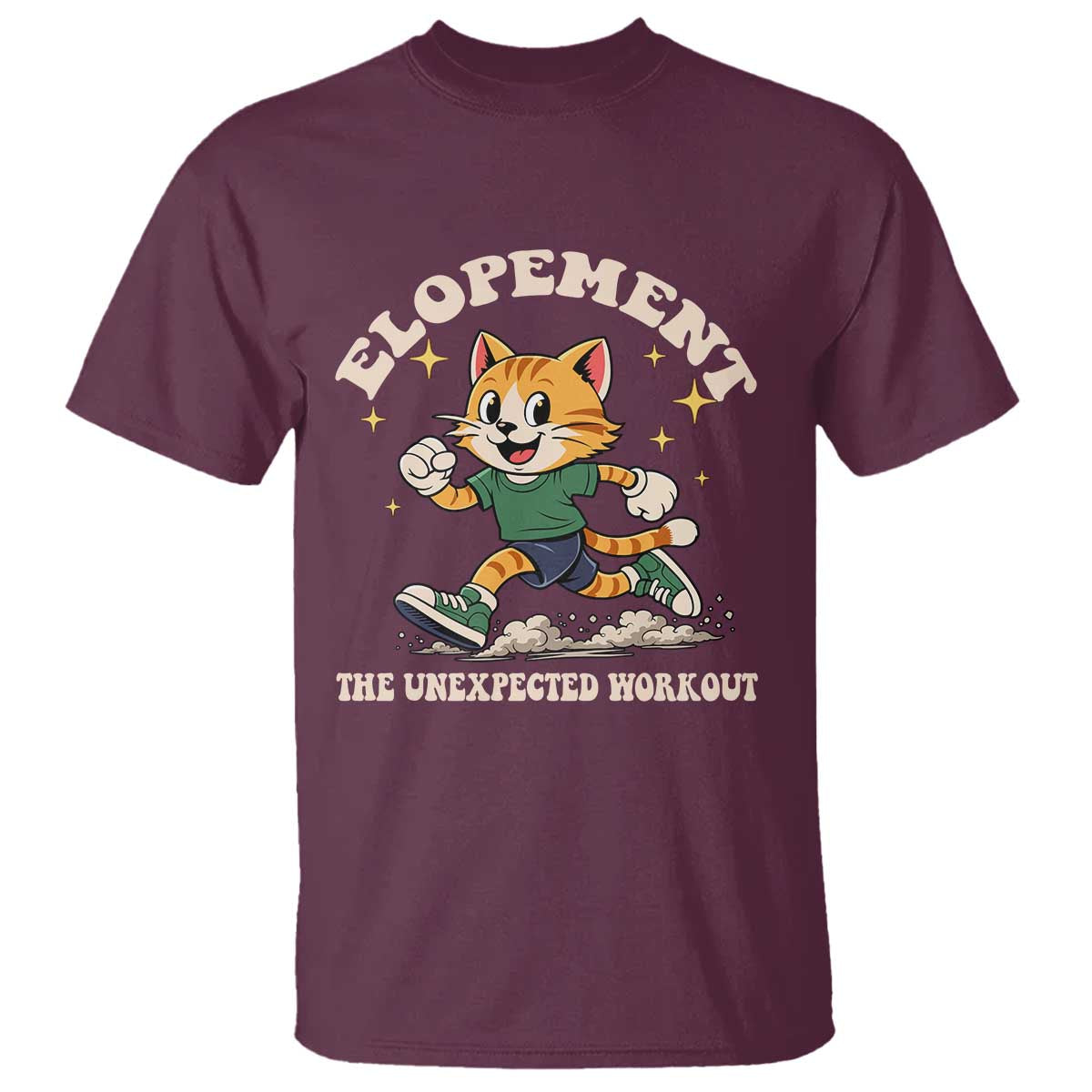 Elopement The Unexpected Workout T Shirt Autism Neurodiversity Cat