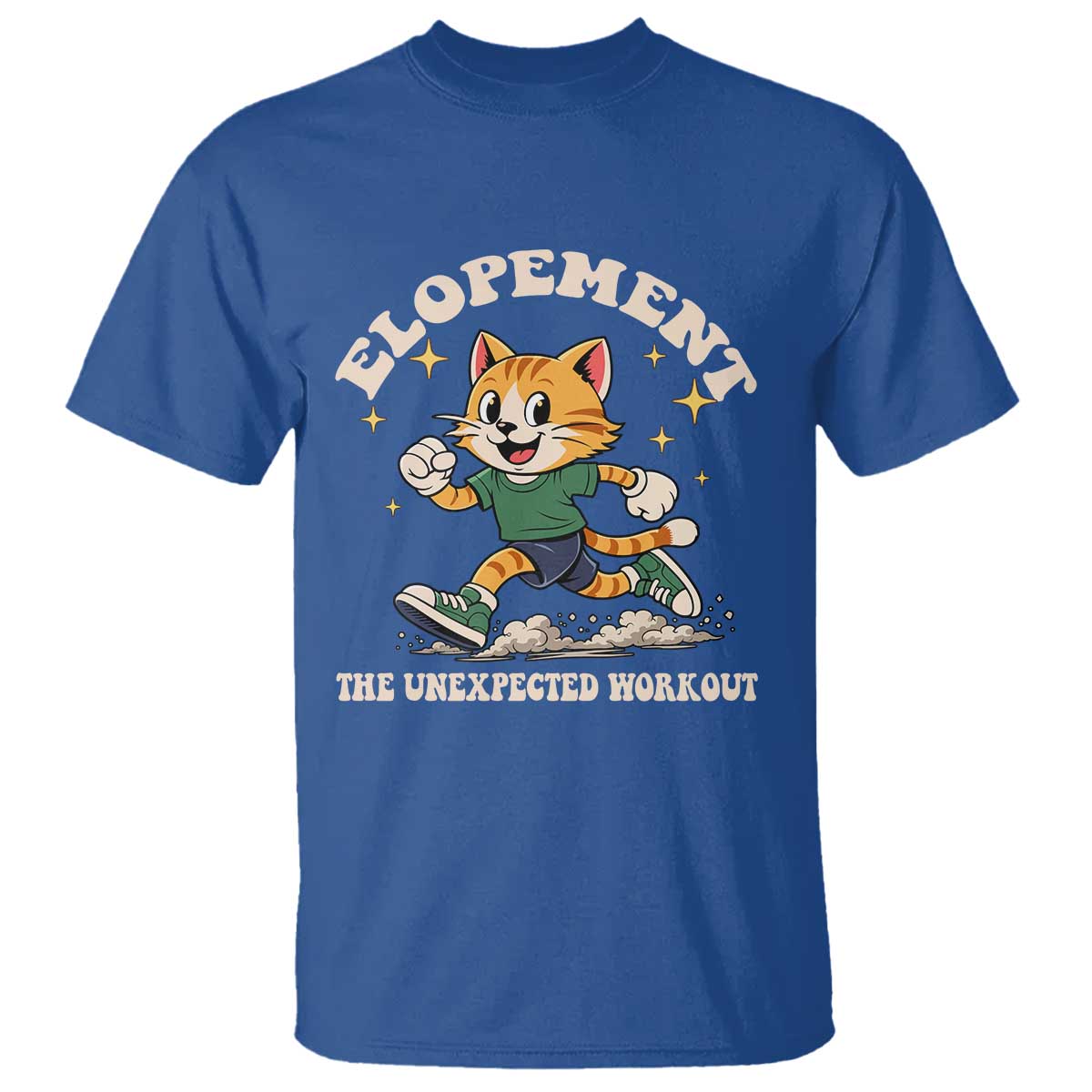 Elopement The Unexpected Workout T Shirt Autism Neurodiversity Cat
