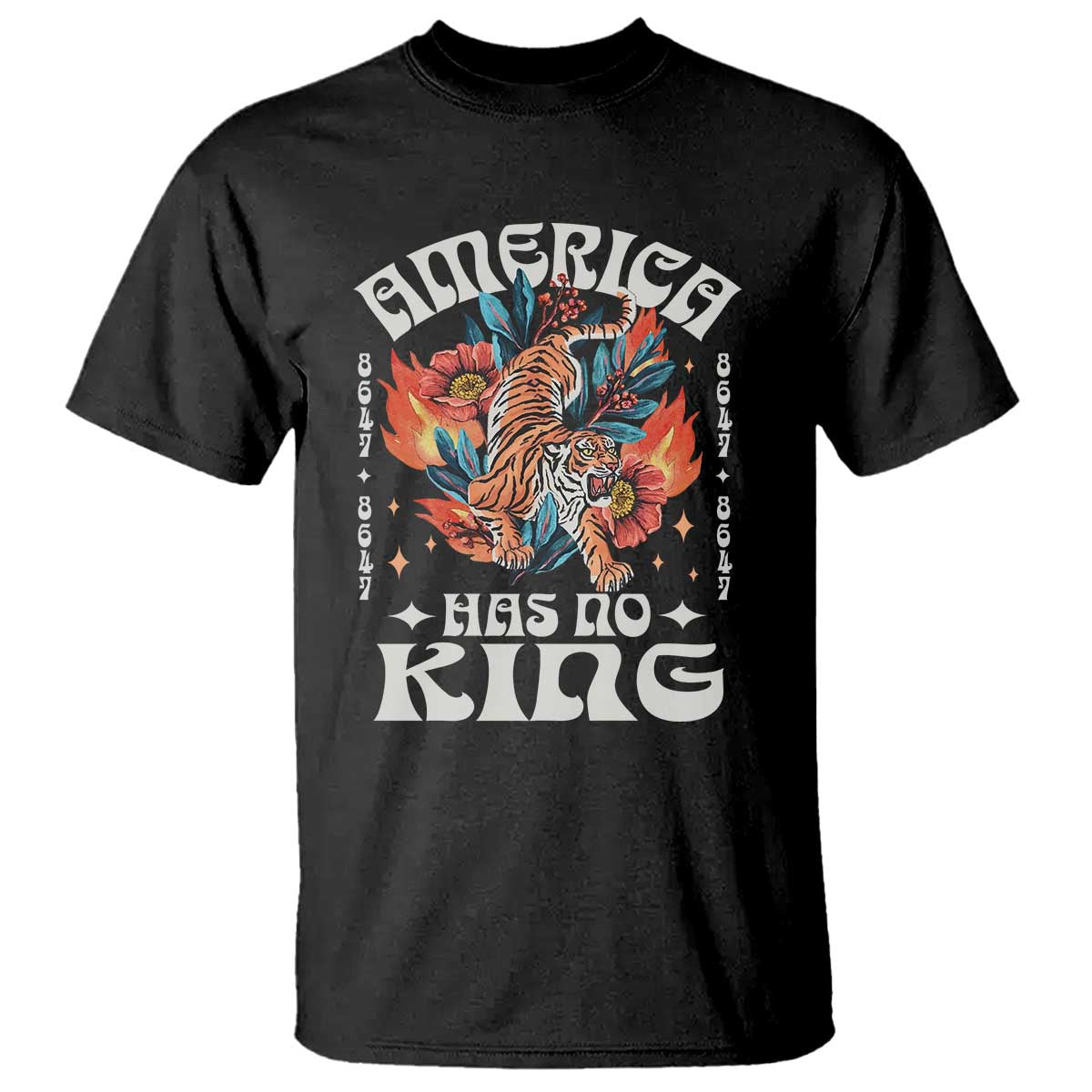 funny-america-has-no-king-8647-t-shirt-vintage-boho-orange-tiger