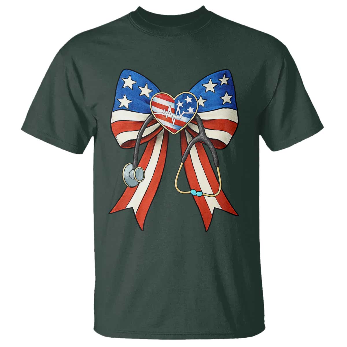 funny-4th-of-july-nurse-american-flag-coquette-bow-t-shirt