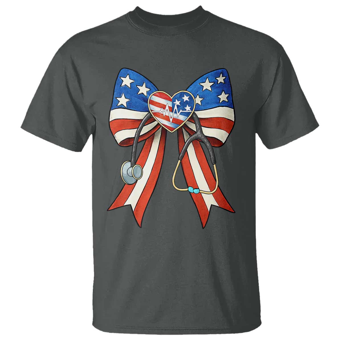funny-4th-of-july-nurse-american-flag-coquette-bow-t-shirt