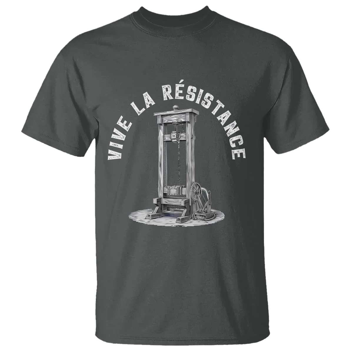 funny-vive-la-resistance-t-shirt-femme-feminist-vintage-guillotine