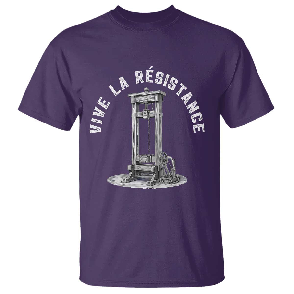 funny-vive-la-resistance-t-shirt-femme-feminist-vintage-guillotine