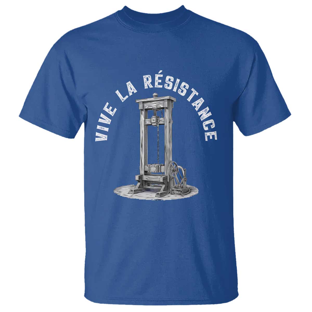 funny-vive-la-resistance-t-shirt-femme-feminist-vintage-guillotine
