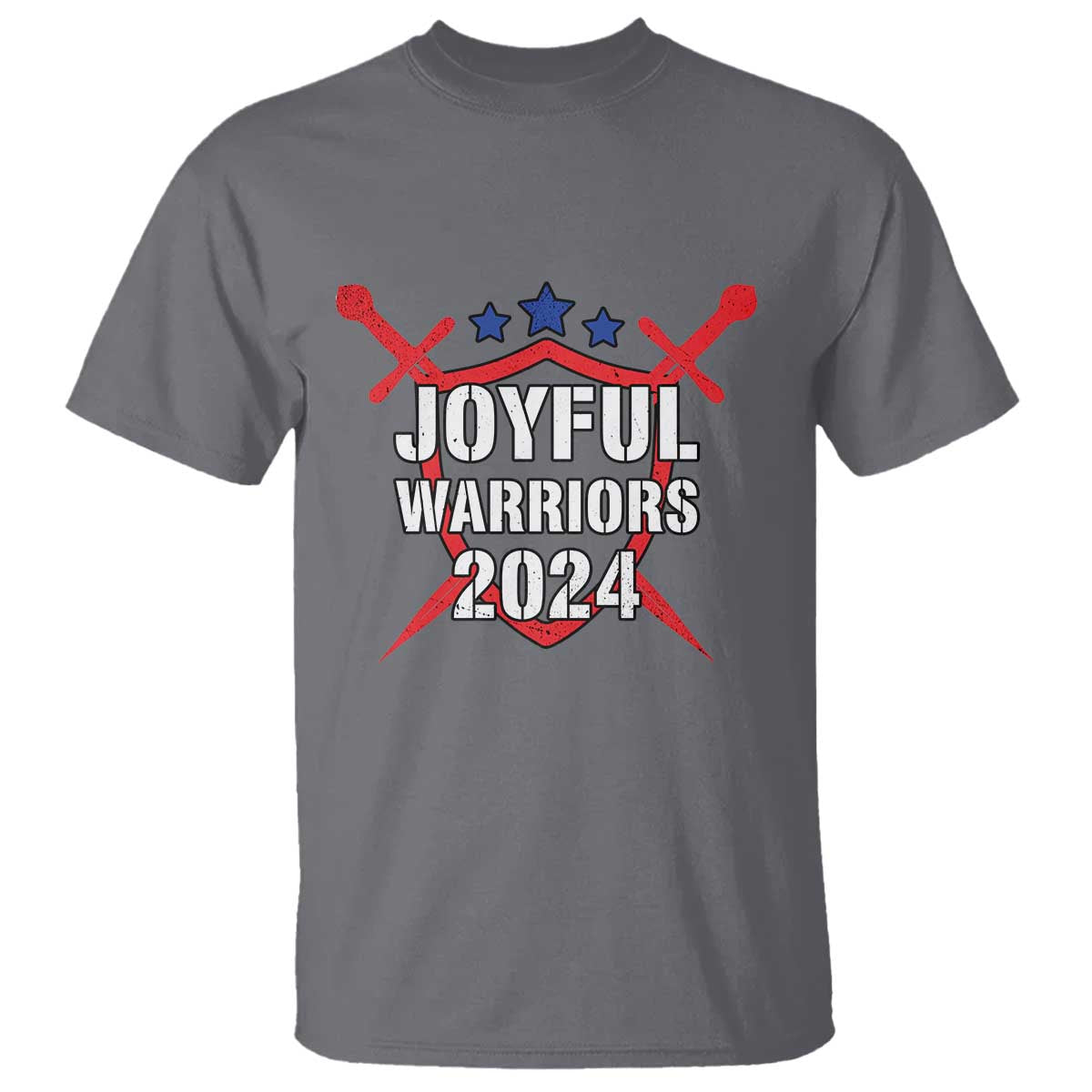 harris-walz-2024-t-shirt-joyful-warriors-vintage-sword-shield
