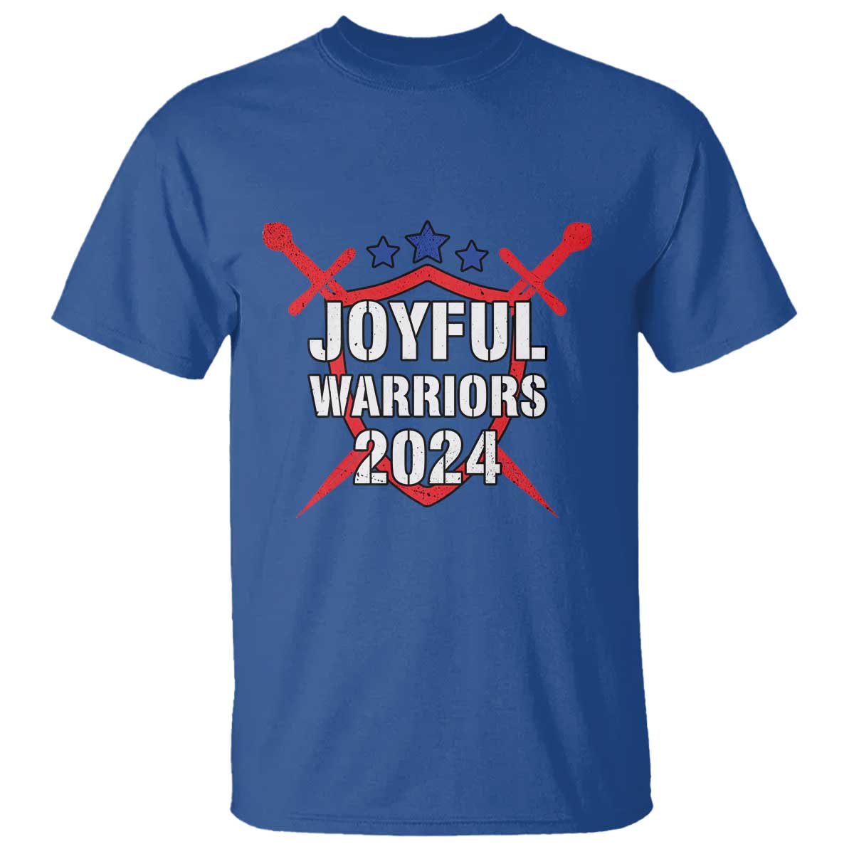 harris-walz-2024-t-shirt-joyful-warriors-vintage-sword-shield