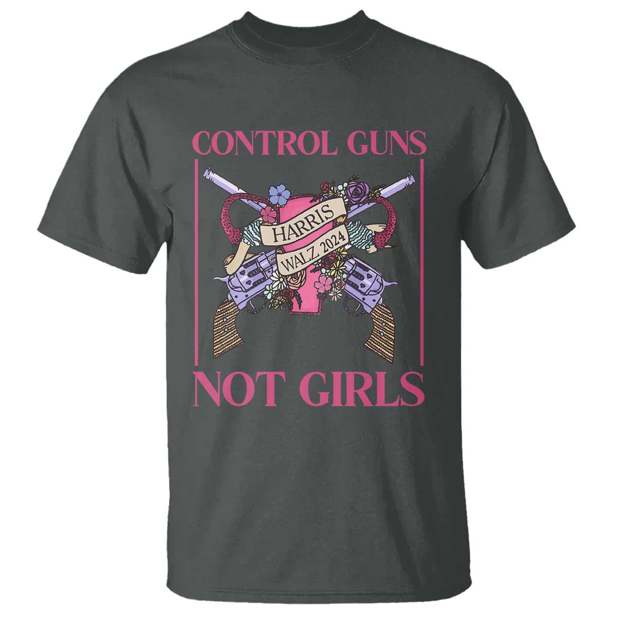 harris-walz-feminist-t-shirt-control-guns-not-girls-womens-rights-roses-uterus