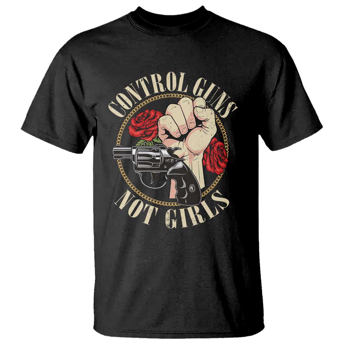 harris-walz-feminist-t-shirt-control-guns-not-girls-womens-rights-roses-hand-fist