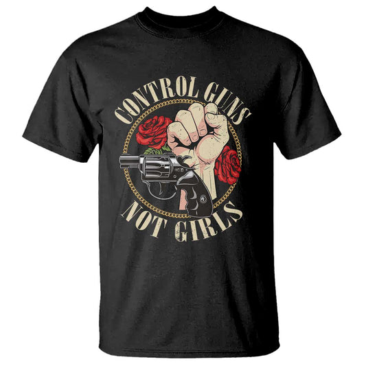 harris-walz-feminist-t-shirt-control-guns-not-girls-womens-rights-roses-hand-fist